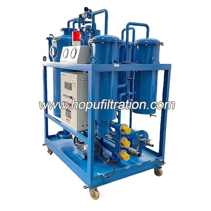 Purificateur d'huile de compresseur à turbine, unité de purification de liquide de refroidissement avec capteur de bac de déversement d'huile