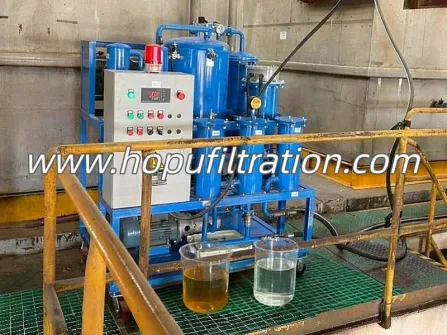 Machine de purification d'huile hydraulique pour laminoir