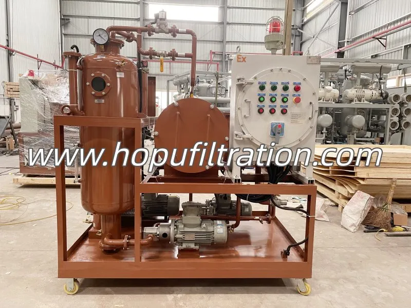 Machine antidéflagrante d'épurateur d'huile de turbine