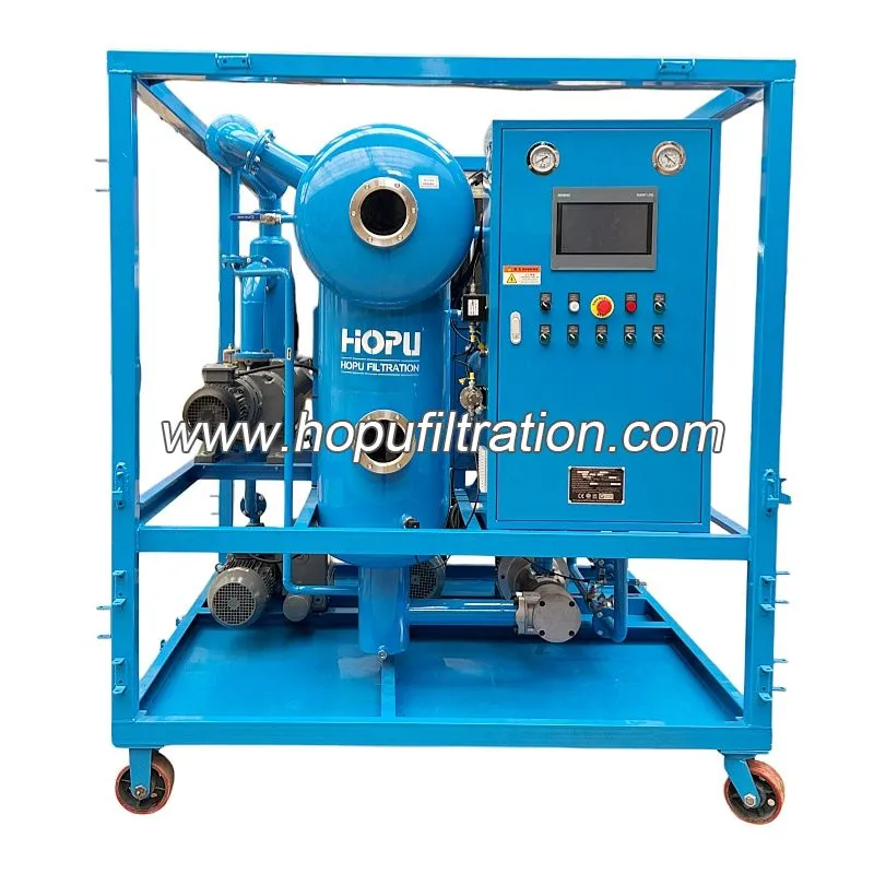 Skid synthétique de purification d’huile du transformateur Midel Ester 7131