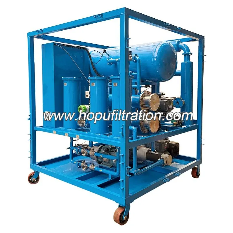 Skid synthétique de purification d’huile du transformateur Midel Ester 7131