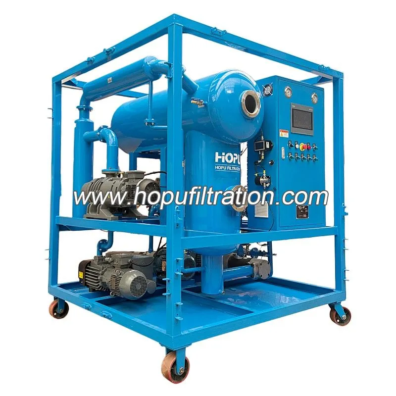Skid synthétique de purification d’huile du transformateur Midel Ester 7131