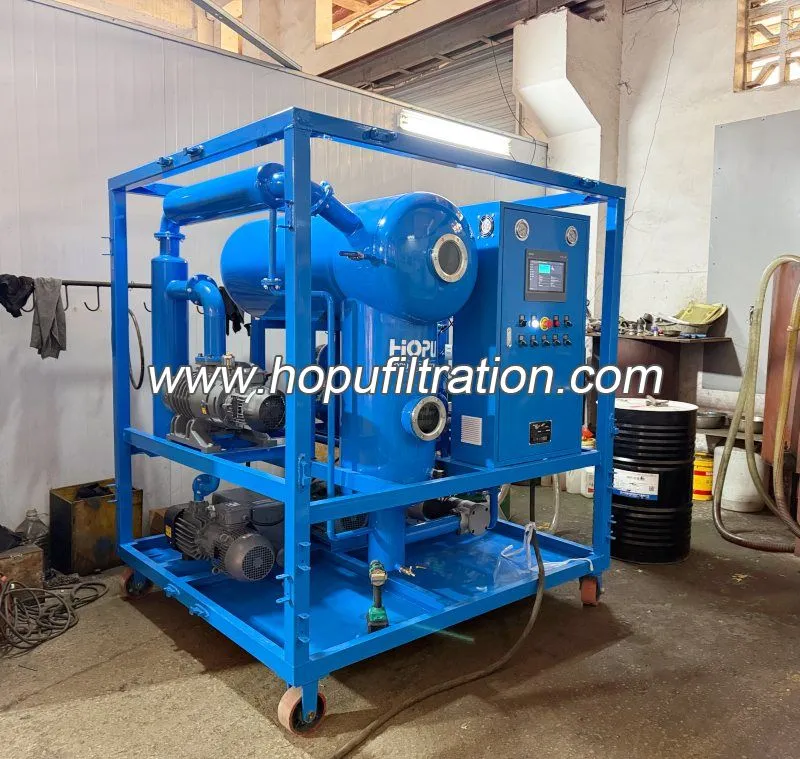 Skid synthétique de purification d’huile du transformateur Midel Ester 7131