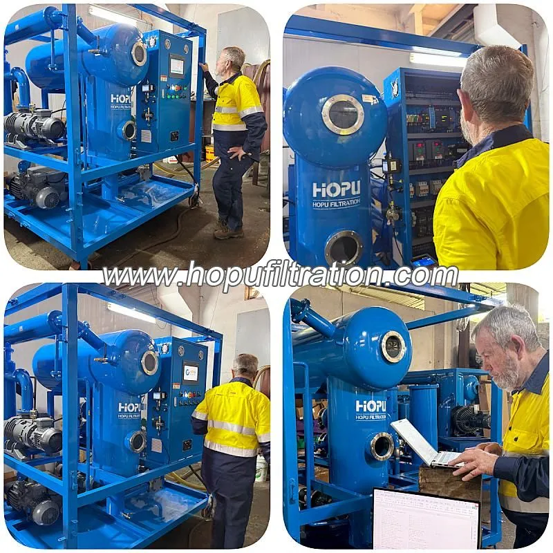 Skid synthétique de purification d’huile du transformateur Midel Ester 7131