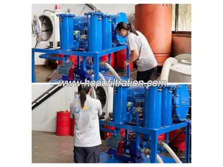 La machine automatique de filtration antidéflagrante du diesel assure la sécurité de la purification et l'efficacité du travail