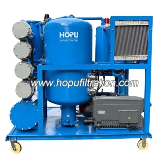 Machine séparatrice d’huile et eau pour systèmes de lubrification de turbines