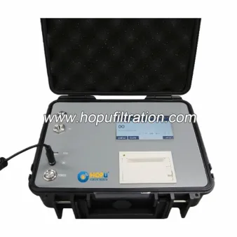 ISO4406 Compteur de particules portable analyseur de contamination par le pétrole