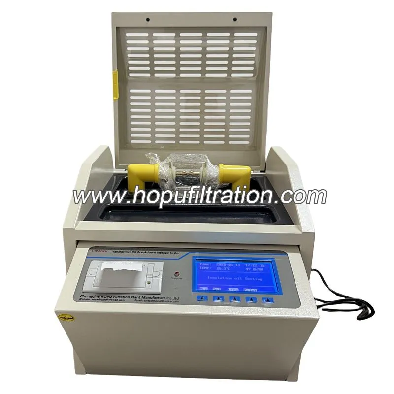 Testeur standard de résistance diélectrique à huile pour transformateur IEC156