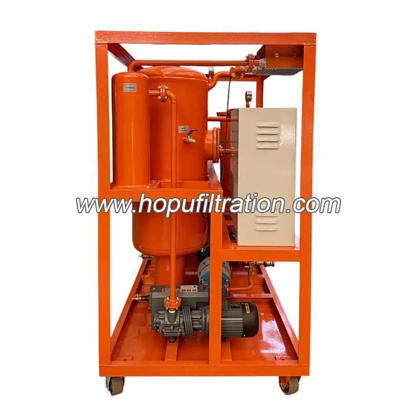 Machine de purification d’huile de cuisson usagée marquée CE