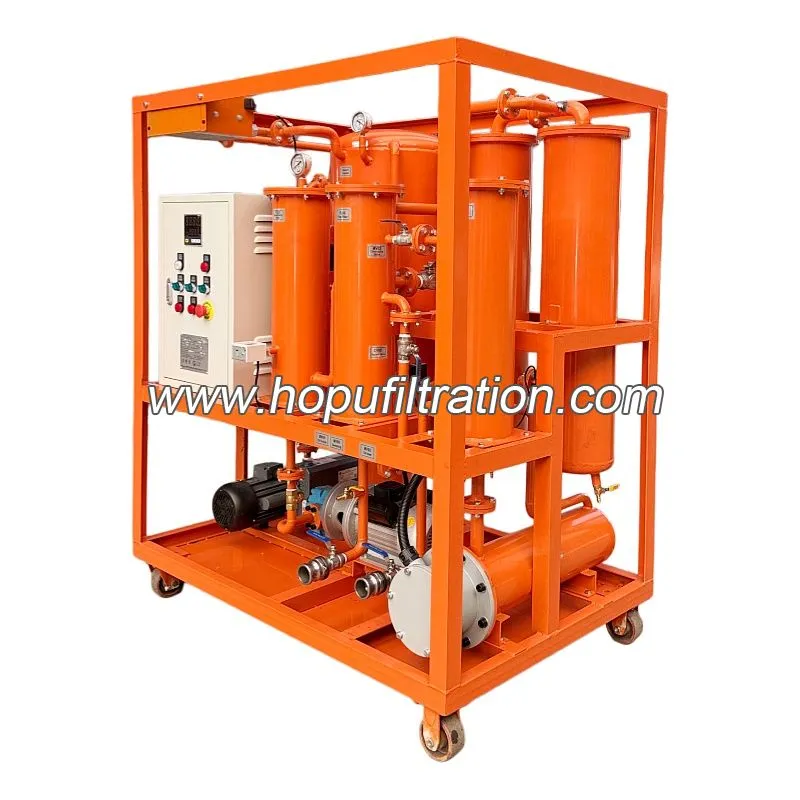 Machine de purification d’huile de cuisson usagée marquée CE