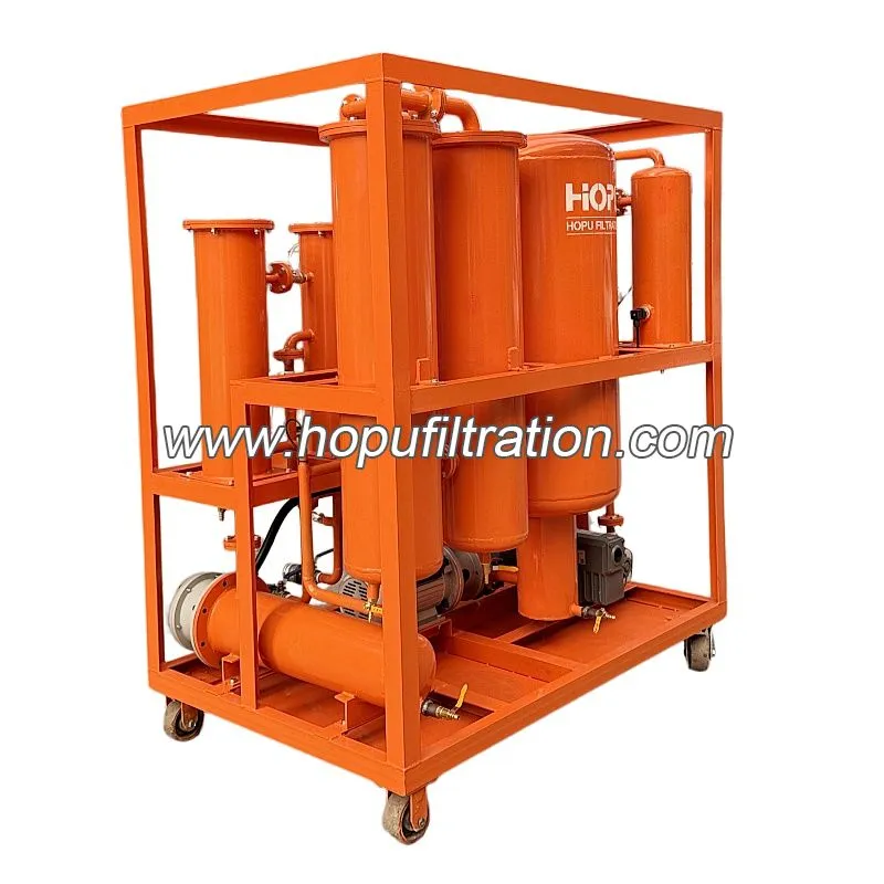 Machine de purification d’huile de cuisson usagée marquée CE