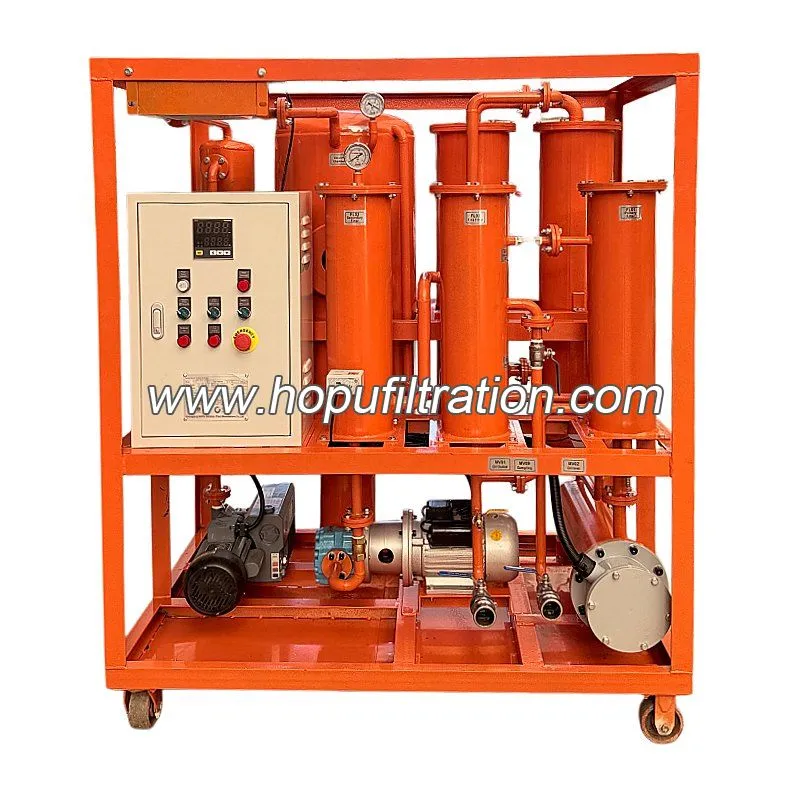 Machine de purification d’huile de cuisson usagée marquée CE