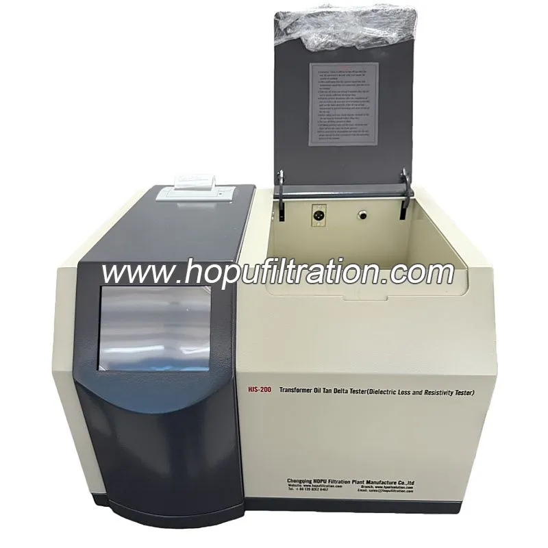 ISO9001 Facteur de dissipation d’huile certifié pour transformateur et testeur de delta tangent