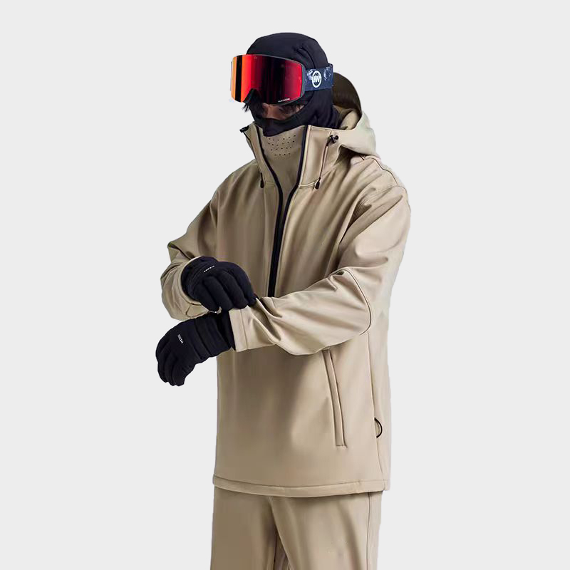 Kain Bulu Komposit Peregangan Empat Arah 75D Untuk Jaket Softshell Musim Gugur Dan Musim Dingin