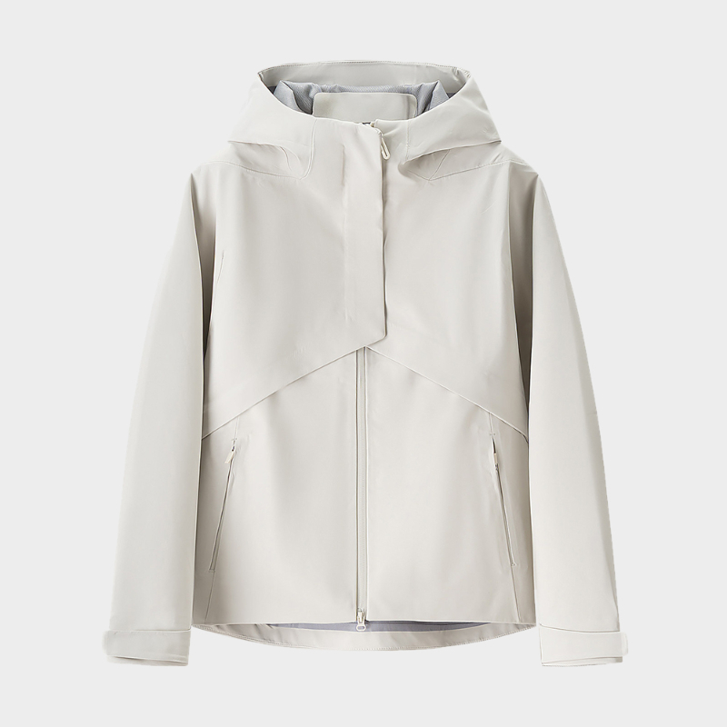 Kain komposit nilon-spandeks garis vertikal 70D Untuk Jaket