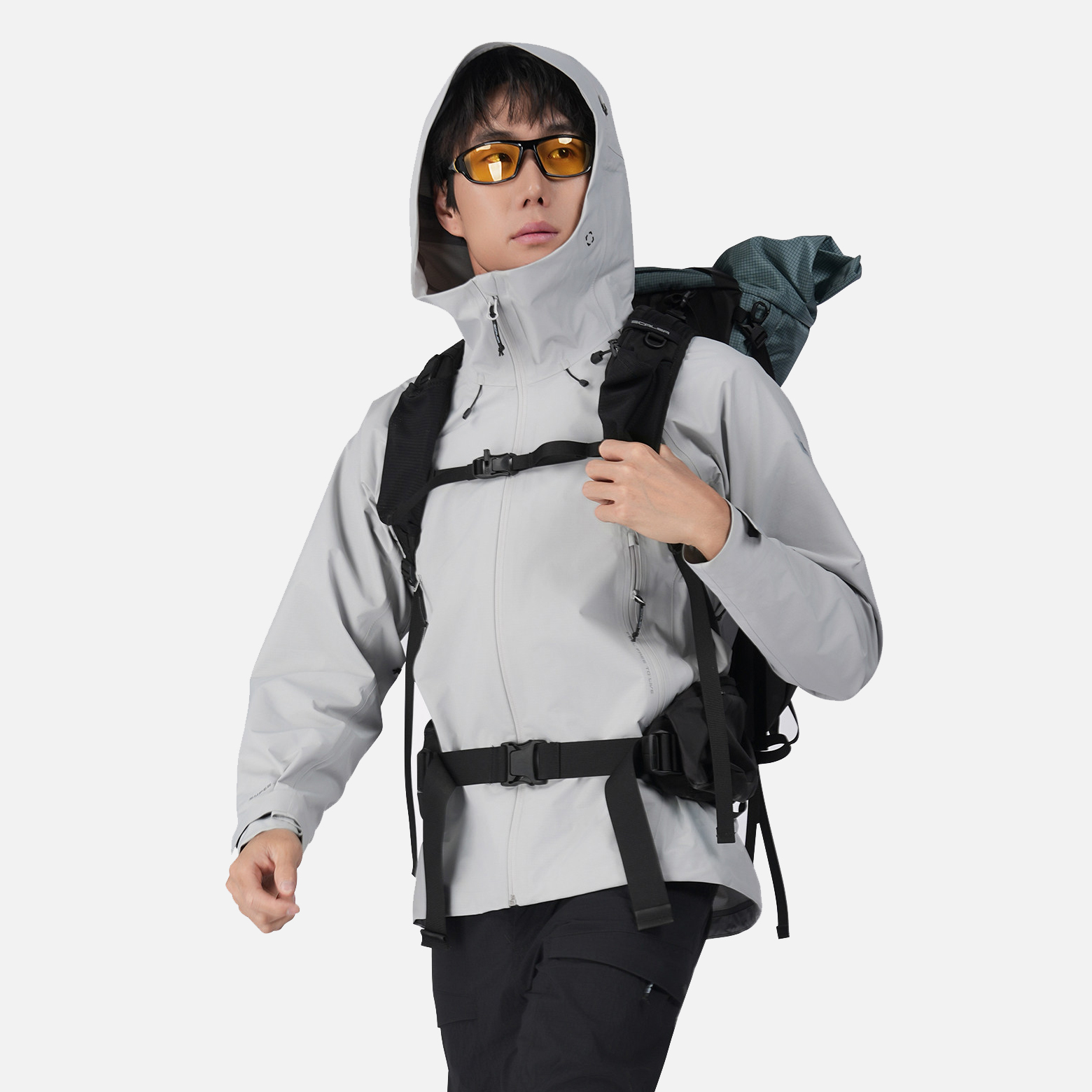 20D Semi-kusam Nilon 3-Layer Kain Komposit