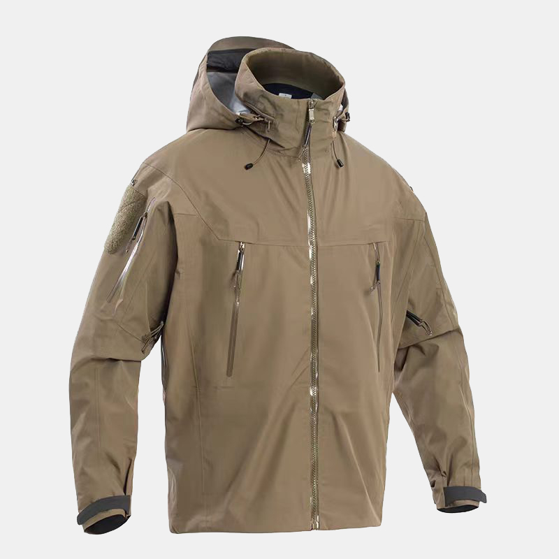 0.5 Kain Jaket Cangkang Keras Grid Taslan