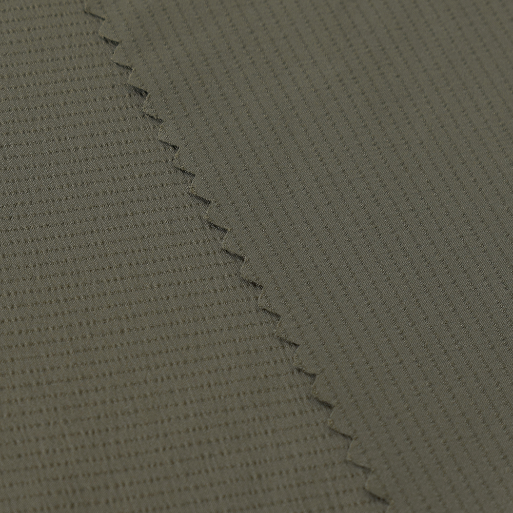 100% poliester pongee garis horizontal 30D