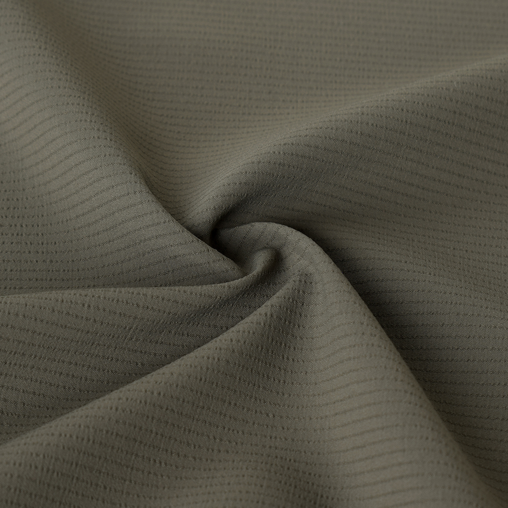 100% poliester pongee garis horizontal 30D