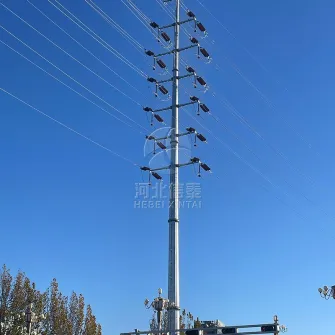 Torre di trasmissione zincata a caldo da 35 kv - Palo per tubi in acciaio (palo in acciaio)