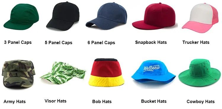 Großhandel benutzerdefinierte Stickerei Logo Sport Hut Outdoor Sonnenblende Hüte