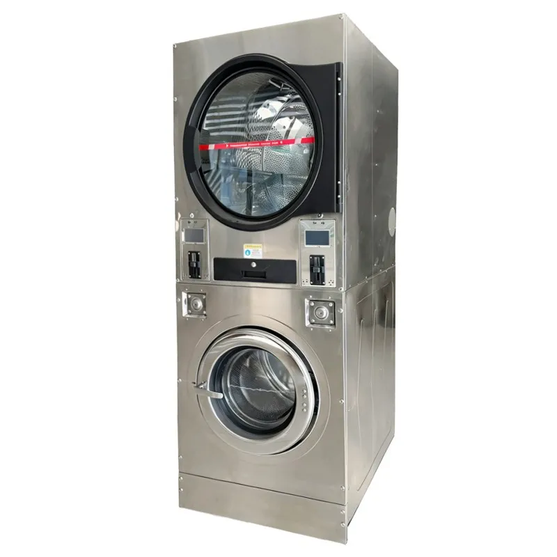 Commercial Coin-Op Washer-Dryer Combo for Laundromats