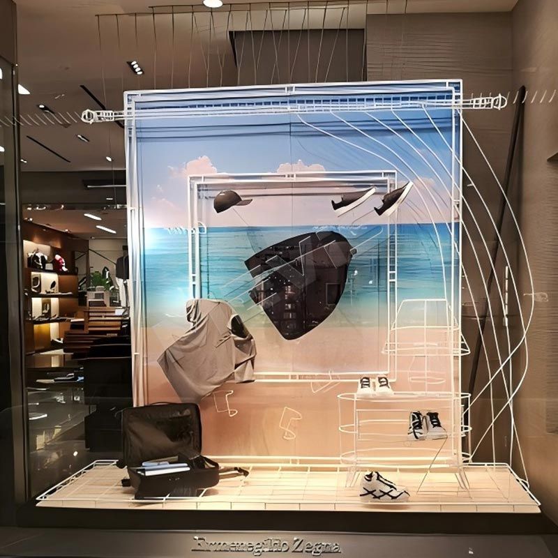 Set Display Props Luxury Store Display Shelves, Modular Retail Shelving