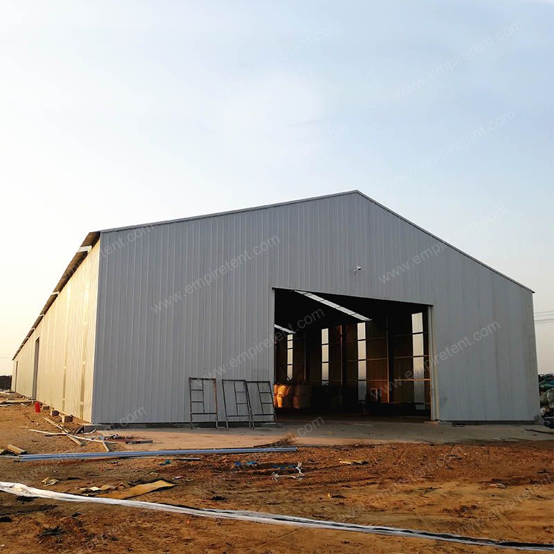 21m Prefabricated Building Warehouse Tent Insulation PVC Tent - China  Warehouse Tent, Garage