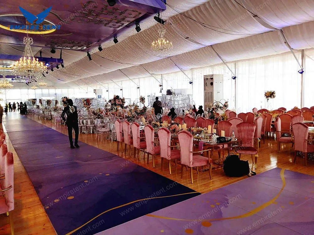 We have this Arcum tent 30x70m installed in South Sudan for the wedding ceremony of the daughter of the 1st Vice President of South Sudan.