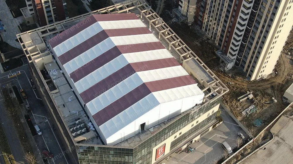 Our new project of big tent 30x50m for basketball court