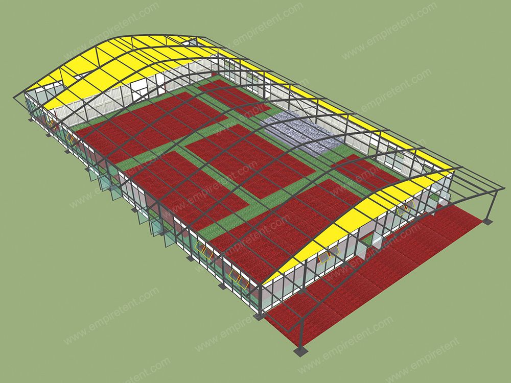 This luxury tent was custom-designed and installed specifically for church meetings in Nairobi, Kenya.