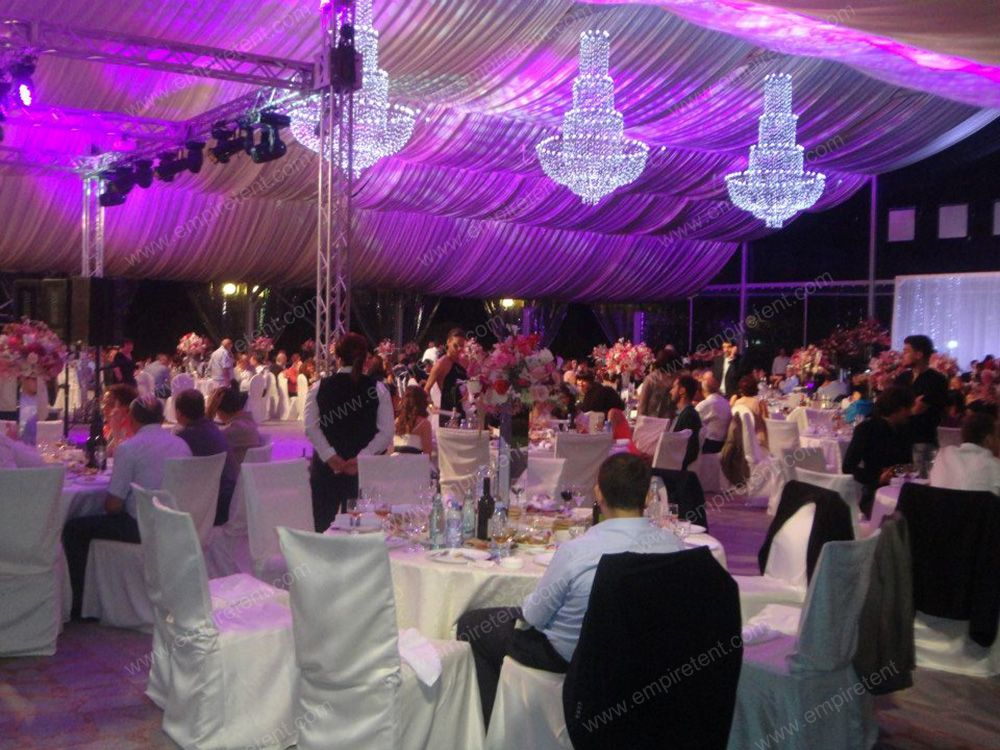 This is a remarkable architectural masterpiece recently completed in Georgia—a magnificent 30×30m transparent tent.