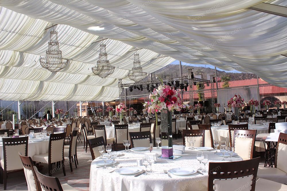 This is a remarkable architectural masterpiece recently completed in Georgia—a magnificent 30×30m transparent tent.