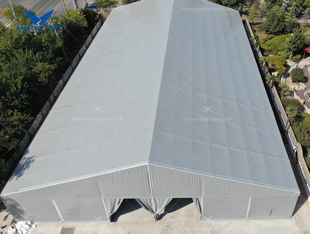 Storage Tent Small 30×60M Mega Storage Tent with Gray Cover – Now Available