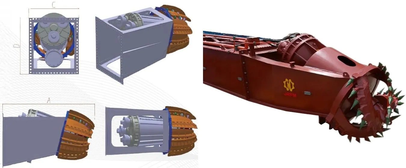 Cutter Module Assembly Dredger Cutter Assembly