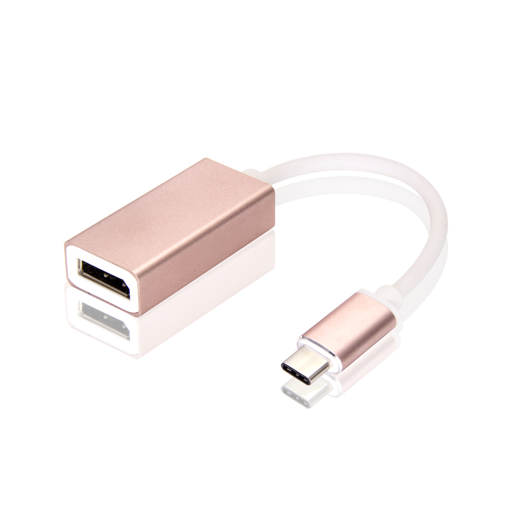 USB C To DisplayPort Adapter Aluminum Shell