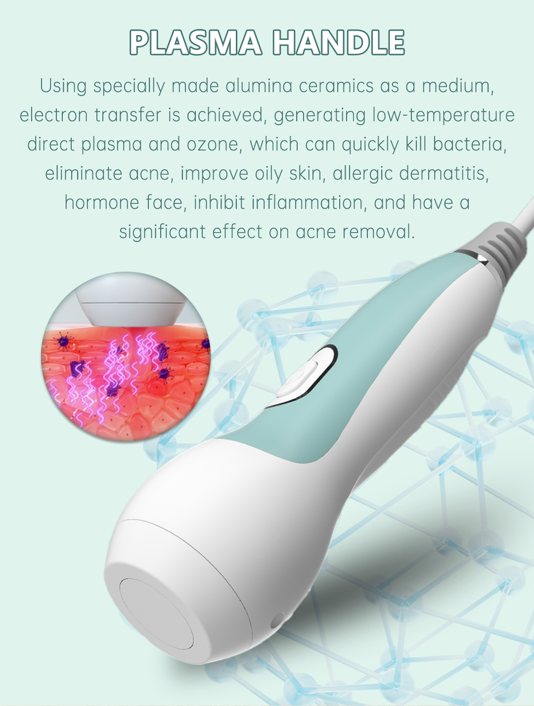 Nine in one oxygen bubble skin comprehensive instrument co2 bubble oxygenation facial machine beauty apparatus