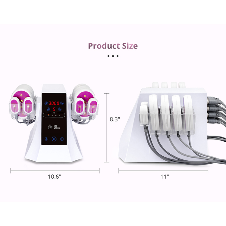 lipo laser pads body slimming machine laser 160mw