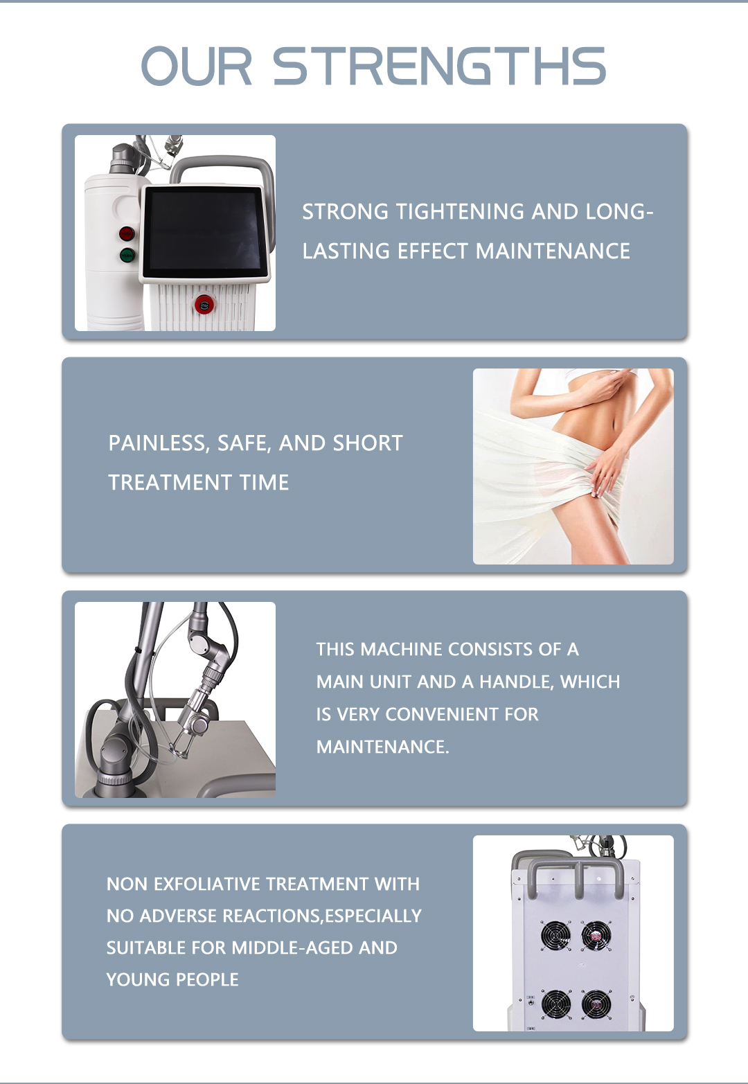 4D Vaginal Tightening CO2 Fractional Laser Machine