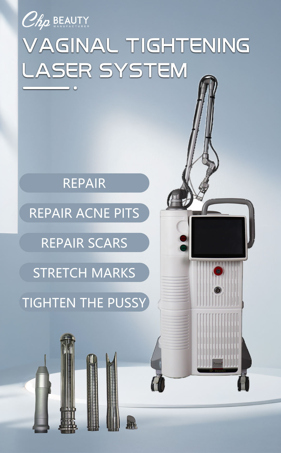 4D Vaginal Tightening CO2 Fractional Laser Machine