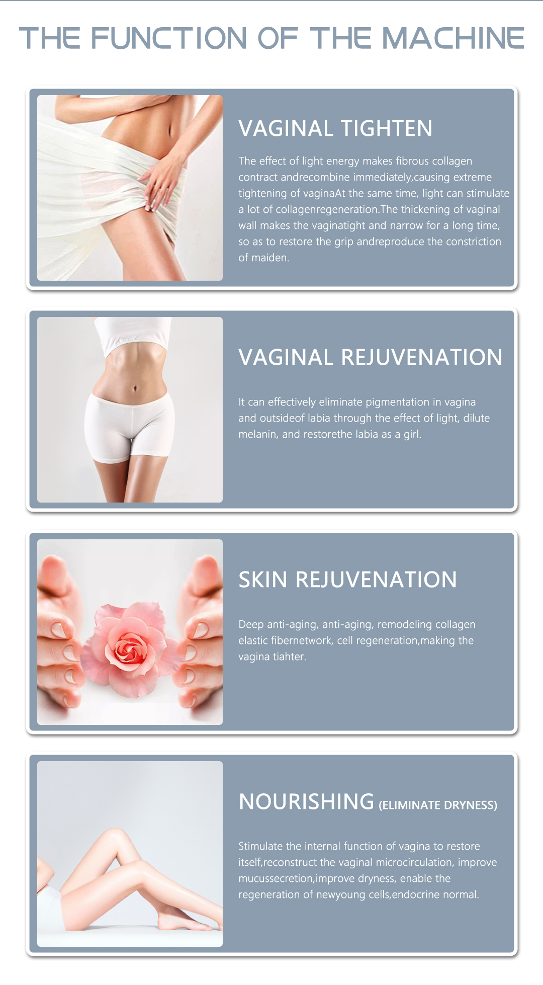 4D Vaginal Tightening CO2 Fractional Laser Machine