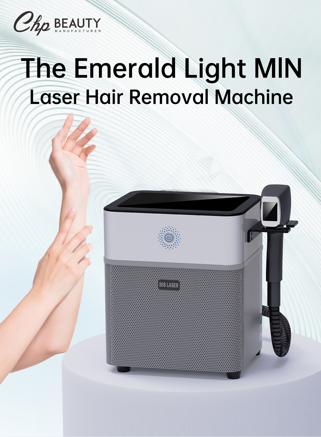 The Emerald Light laser hair removal device