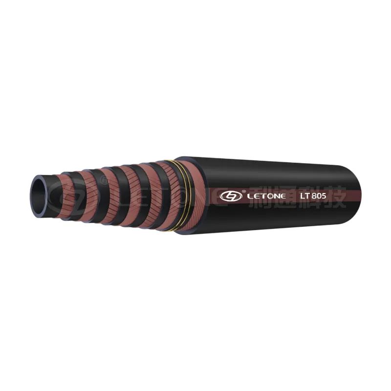 Manguera de aire comprimido de alta temperatura en espiral de fibra LT805