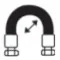 Manguera de aire comprimido de espiral de fibra LT803