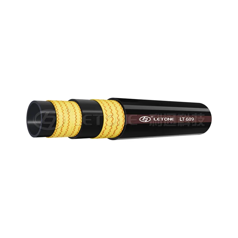 Manguera hidráulica compacta con trenza de alambre LT689