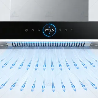 Écran tactile HMI TFT pour solution de hotte de cuisine