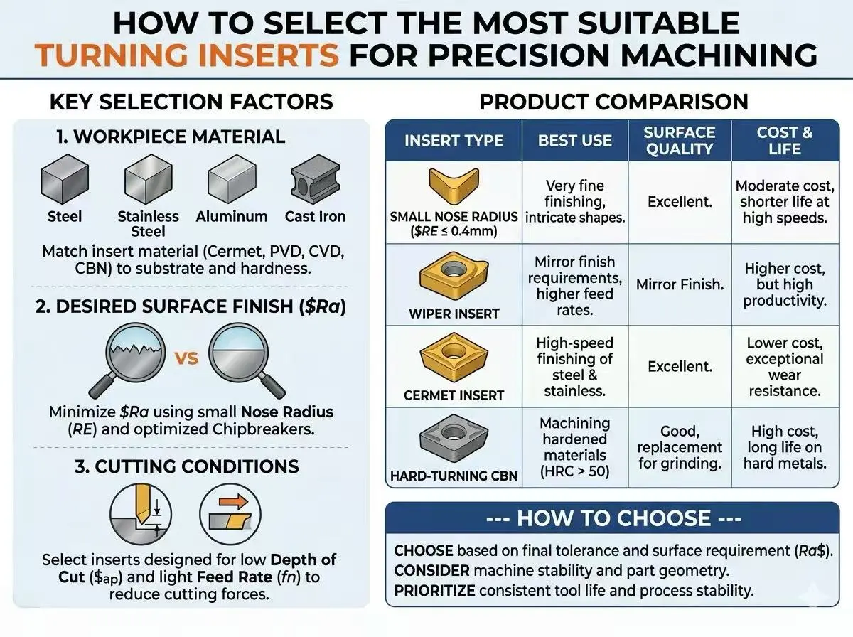 Best Turning Inserts for Precision Machining – 2026 Expert & Practical ...