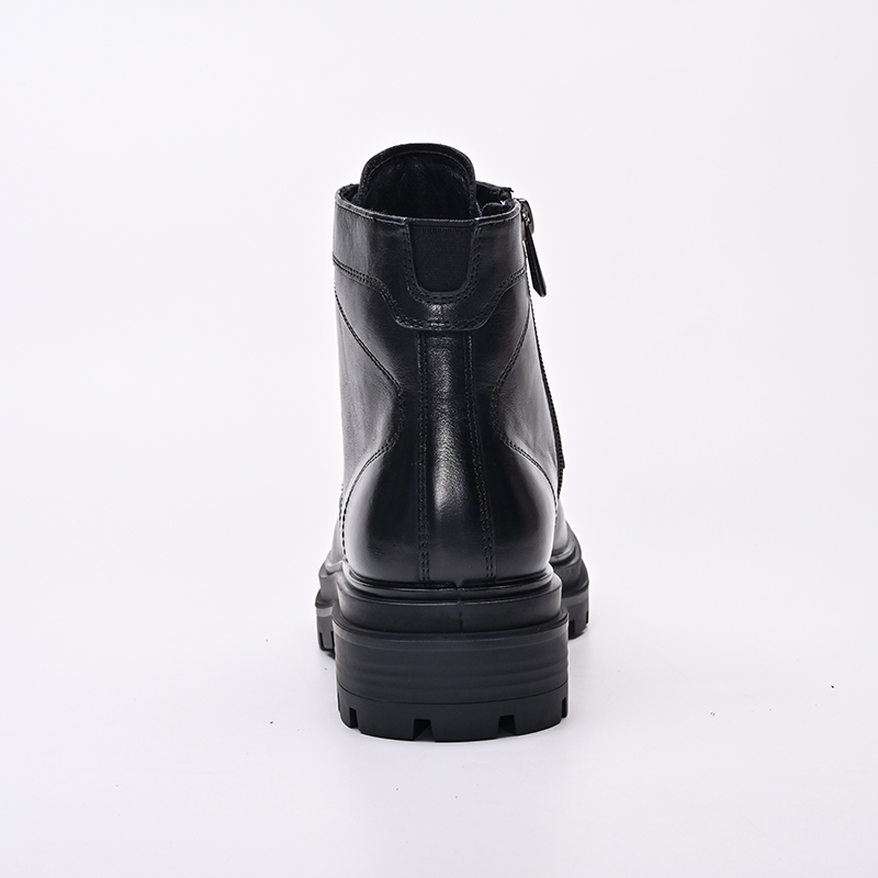Vintage Moc-Toe Full-Grain Genuine Leather Boots