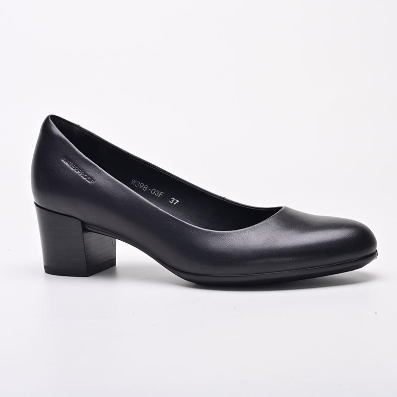 Women's Formal Round-Toe Block Heel Pump(W398-01)
