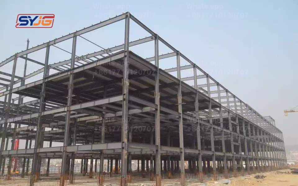 Reliable Quality Economical Two Storey Steel Structure for Workshop ...